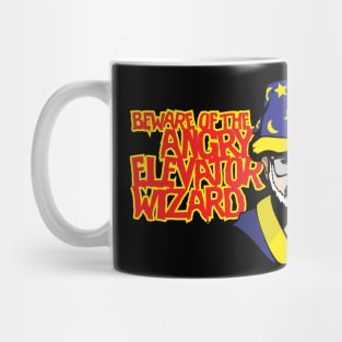 Angry Elevator Wizard Mug